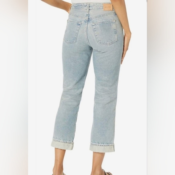 Ag Adriano Goldschmied High Rise Straight Leg Vintage Crop Alexxis SZ 32 - Picture 2 of 8